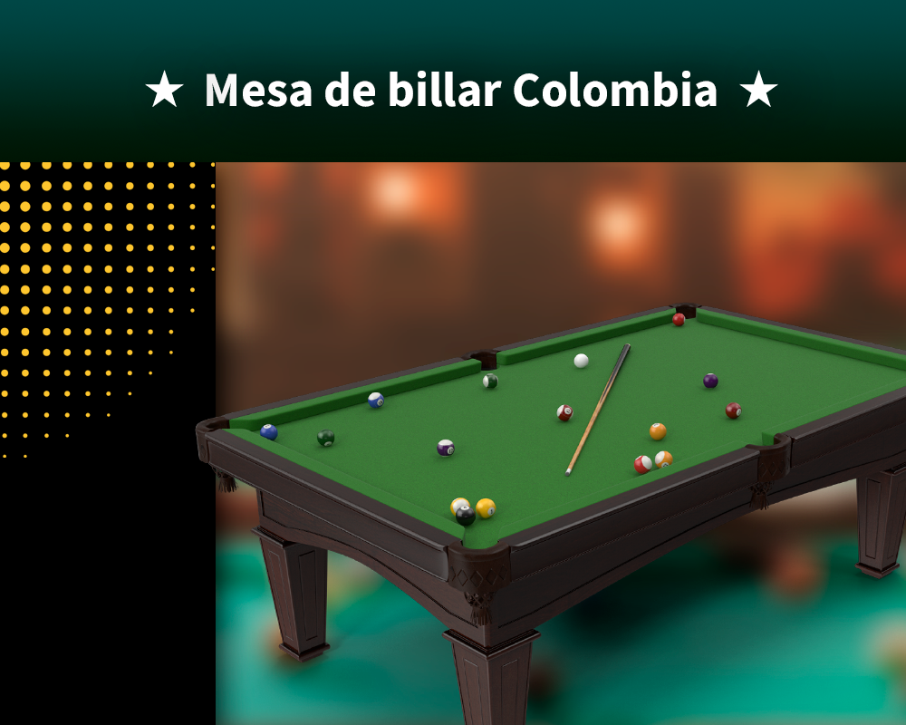 Mesa billar Colombia - Artículos de billar - Mister Billar